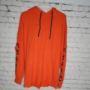 H&M orange hoodie